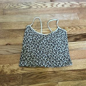 Amazon Cheetah Print Cropped Tank top